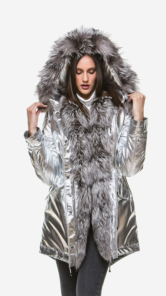 SILVER PARKA